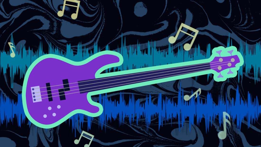 Mixing bass guitar
